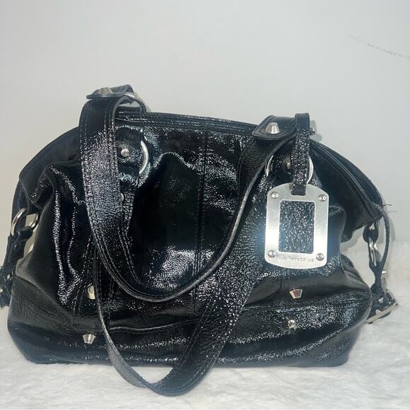 Via Repubblica Made In Italy Genuine Leather Patent Leather Purse Bag - Picture 16 of 16